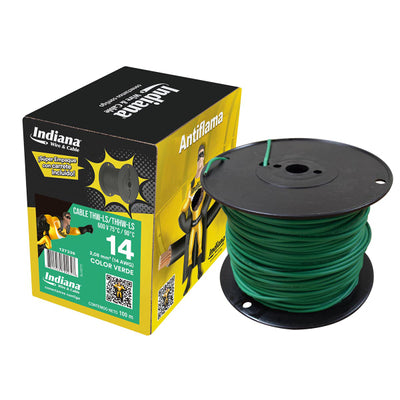 CABLE THW-LS/THHW-LS CAJA CARRETE 100MTS INDIANA