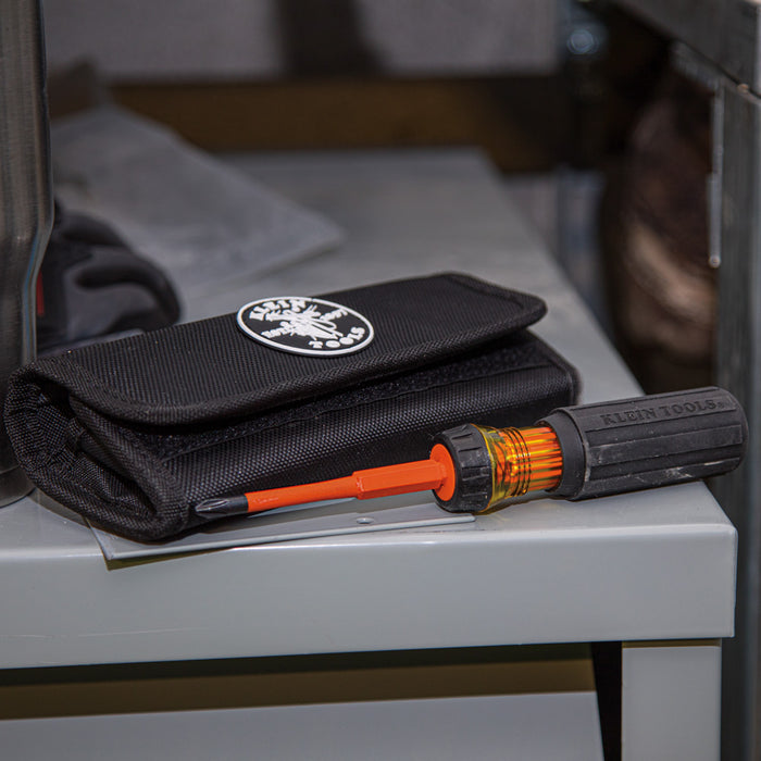 JUEGO DE DESARMADORES INTERCAMBIABLES CON AISLAMIENTO 8 EN 1 KLEIN