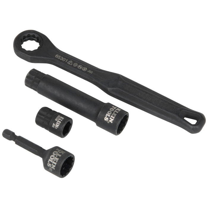 Juego de dados resistentes al impacto con salida directa y portadado de 1/4'' KNECT™, 32 piezas