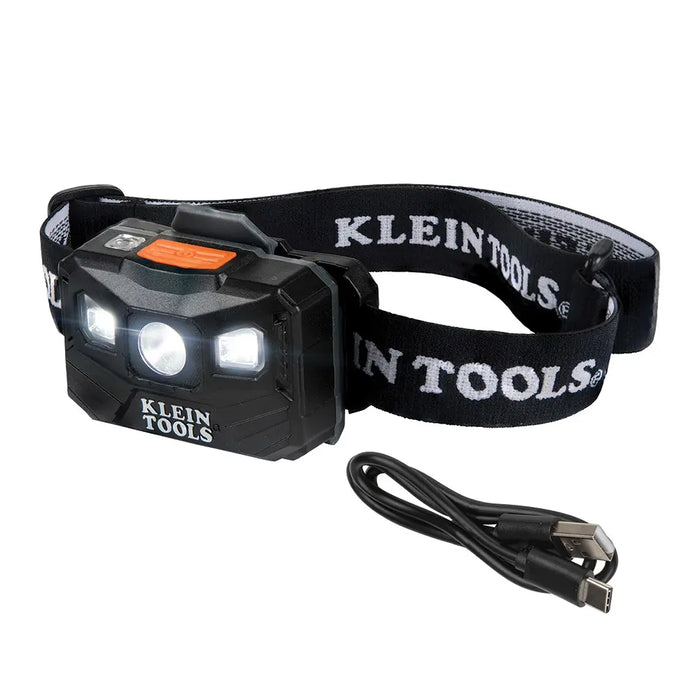 LUZ FRONTAL RECARGABLE DE 400LM CON CORREA DE TELA KLEINTOOLS