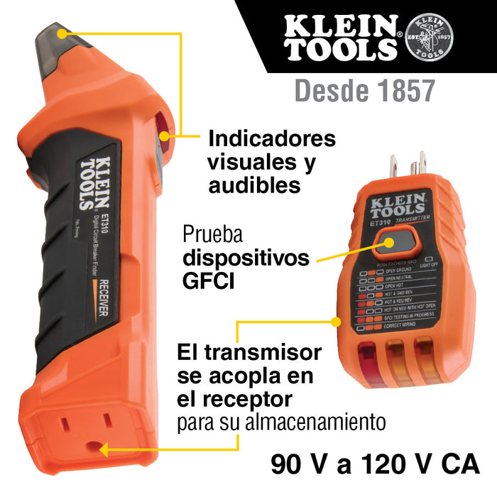 KIT DE DETECTOR DE CORTACIRCUITOS, KLEIN TOOLS