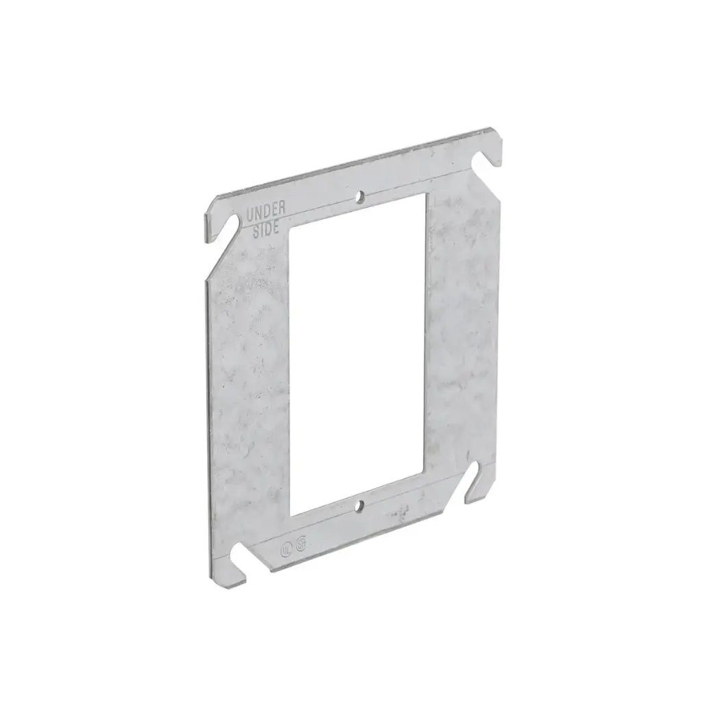 [787] TAPA MARCO GALVANIZADA 4X4" A 111, PLANA, RACO