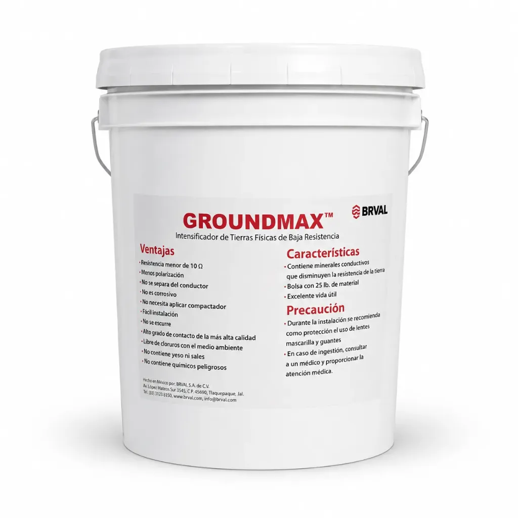 [50025384] COMPUESTO INTENSIFICADOR DE TIERRA GEM (BENTONITA), GROUNDMAX113, CUBETA 25LB (11.3KG), BURNDY