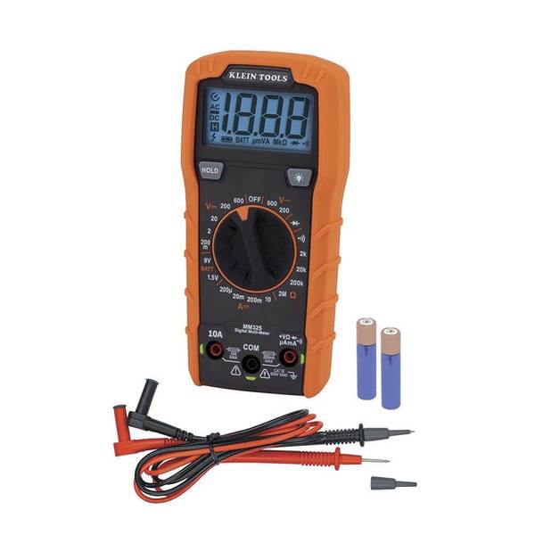 [MM325] MULTÍMETRO DIGITAL DE RANGO MANUAL, 600V, KLEIN TOOLS