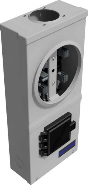 [BMI-5-100] BASE DE MEDICIÓN INTEGRAL MONOFÁSICA 5 TERMINALES 125 AMP ALIMENTACIÓN AÉREA RILEZ