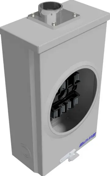 [7100R] BASE PARA WATTHORÍMETRO TRIFÁSICO 7 TERMINALES 125 AMP, RILEZ