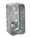 CAJA GALVANIZADA 2X4", 1 7/8" PROF, KO 1/2", TIERRA ELEVADA, RACO