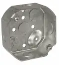 CAJA GALVANIZADA OCTAGONAL 4", 1 1/2" PROF, KO 1/2", TIERRA ELEVADA, RACO