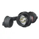 CLAVIJA DE BLOQUEO INDUSTRIAL L16-20P, 20A 480V TRIFÁSICO DELTA, A PRUEBA DE AGUA, WDK