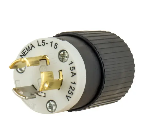 [4721NP] CLAVIJA DE BLOQUEO INDUSTRIAL L5-15P, 15A 125V, BRYANT
