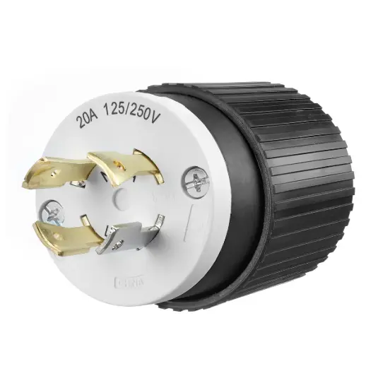 CLAVIJA DE BLOQUEO INDUSTRIAL L14-20P, 20A 125/250V, BRYANT 