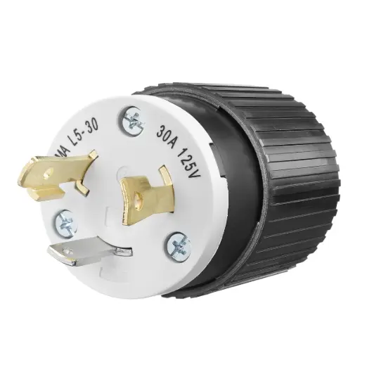 CLAVIJA DE BLOQUEO INDUSTRIAL L5-30P, 30A 125V, BRYANT