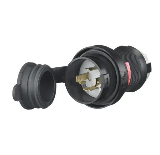 CLAVIJA DE BLOQUEO INDUSTRIAL L16-30P, 30A 480V TRIFÁSICO DELTA, A PRUEBA DE AGUA, WDK