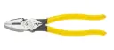 PINZA DE LINIERO CON PONCHACONECTORES AMARILLA KLEIN TOOLS