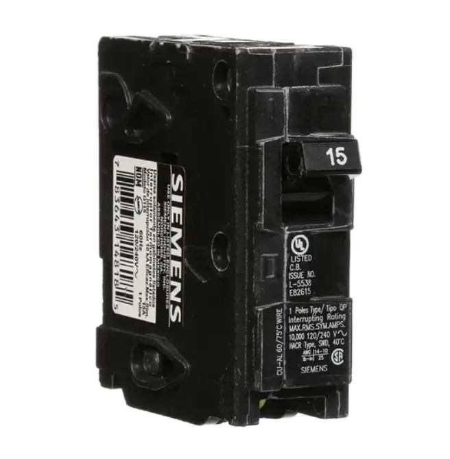 INTERRUPTOR TERMOMAGNÉTICO ENCHUFABLE QP SIEMENS