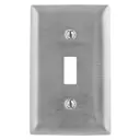 TAPA ACERO INOXIDABLE 2X4" PARA APAGADOR SENCILLO, WDK