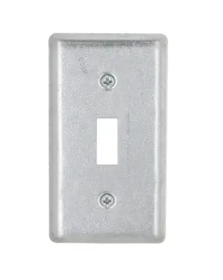 [T24AS] TAPA GALVANIZADA 2X4" PARA APAGADOR SENCILLO, RACO