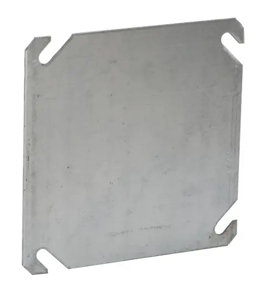 [T44C] TAPA GALVANIZADA 4X4" CIEGA, RACO