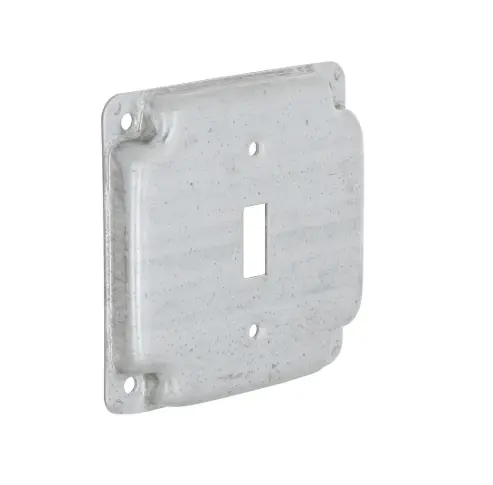 TAPA GALVANIZADA 4X4" PARA APAGADOR SENCILLO, RACO