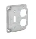 TAPA GALVANIZADA 4X4" PARA APAGADOR Y TOMACORRIENTE, RACO