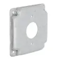 TAPA GALVANIZADA 4X4" PARA TOMACORRIENTE 15-20A, RACO