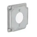 TAPA GALVANIZADA 4X4" PARA TOMACORRIENTE 30A, RACO