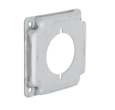 [T44-50] TAPA GALVANIZADA 4X4" PARA TOMACORRIENTE 50A, RACO
