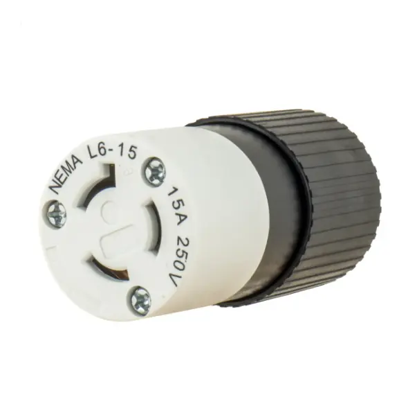[70615NC] TOMA DE BLOQUEO COLGANTE INDUSTRIAL L6-15R, 15A 250V, BRYANT