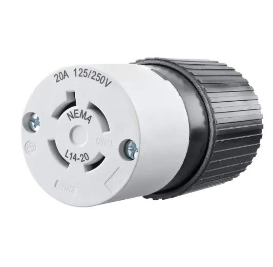 [71420NC] TOMA DE BLOQUEO COLGANTE INDUSTRIAL L14-20R, 20A 125/250V, BRYANT