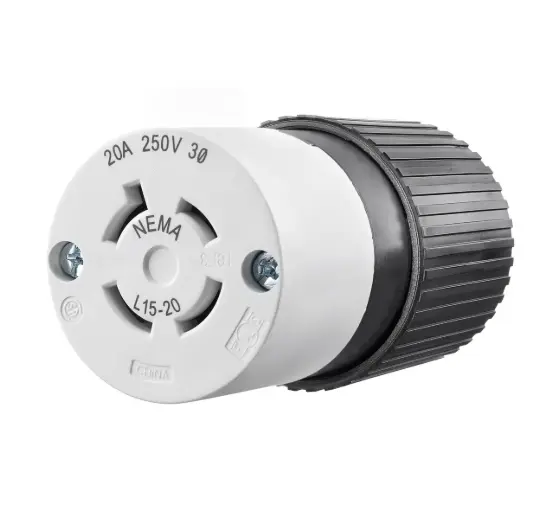 [71520NC] TOMA DE BLOQUEO COLGANTE INDUSTRIAL L15-20R, 20A 250V TRIFÁSICO DELTA, BRYANT