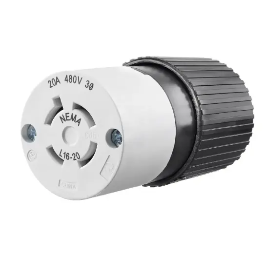 [71620NC] TOMA DE BLOQUEO COLGANTE INDUSTRIAL L16-20R, 20A 480V TRIFÁSICO DELTA, BRYANT
