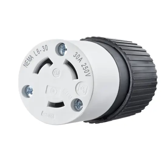 [70630NC] TOMA DE BLOQUEO COLGANTE INDUSTRIAL L6-30R, 30A 250V, BRYANT 
