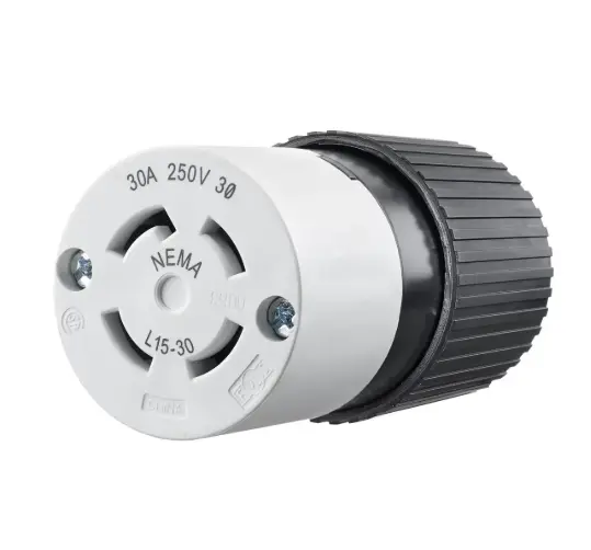 [71530NC] TOMA DE BLOQUEO INDUSTRIAL COLGANTE L15-30R, 30A 250V TRIFÁSICO DELTA, BRYANT
