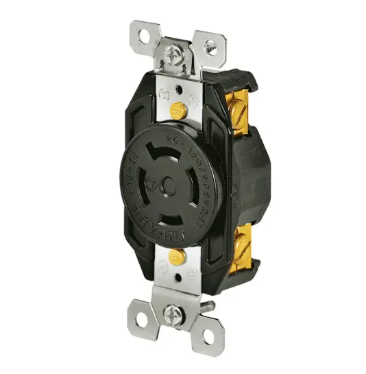 [71820FR] RECEPTÁCULO DE BLOQUEO INDUSTRIAL EMPOTRABLE L18-20R, 20A 120/208V TRIFÁSICO WYE, BRYANT