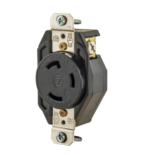 [70530FR] RECEPTÁCULO DE BLOQUEO EMPOTRABLE INDUSTRIAL L5-30R, 30A 125V, BRYANT 