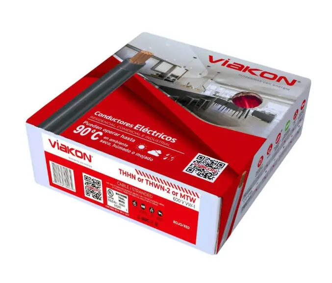 [SLX650] CABLE THWN-2/THHN CAJA VIAKON (#16, NEGRO)
