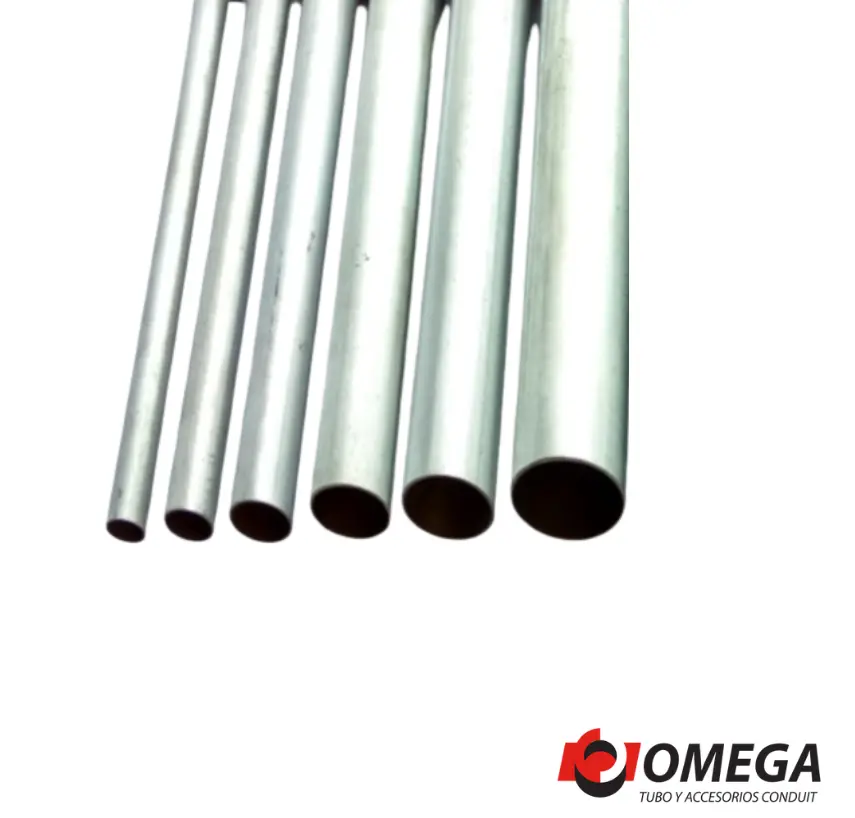 TUBO CONDUIT GALVANIZADO SIN ROSCA PARED DELGADA