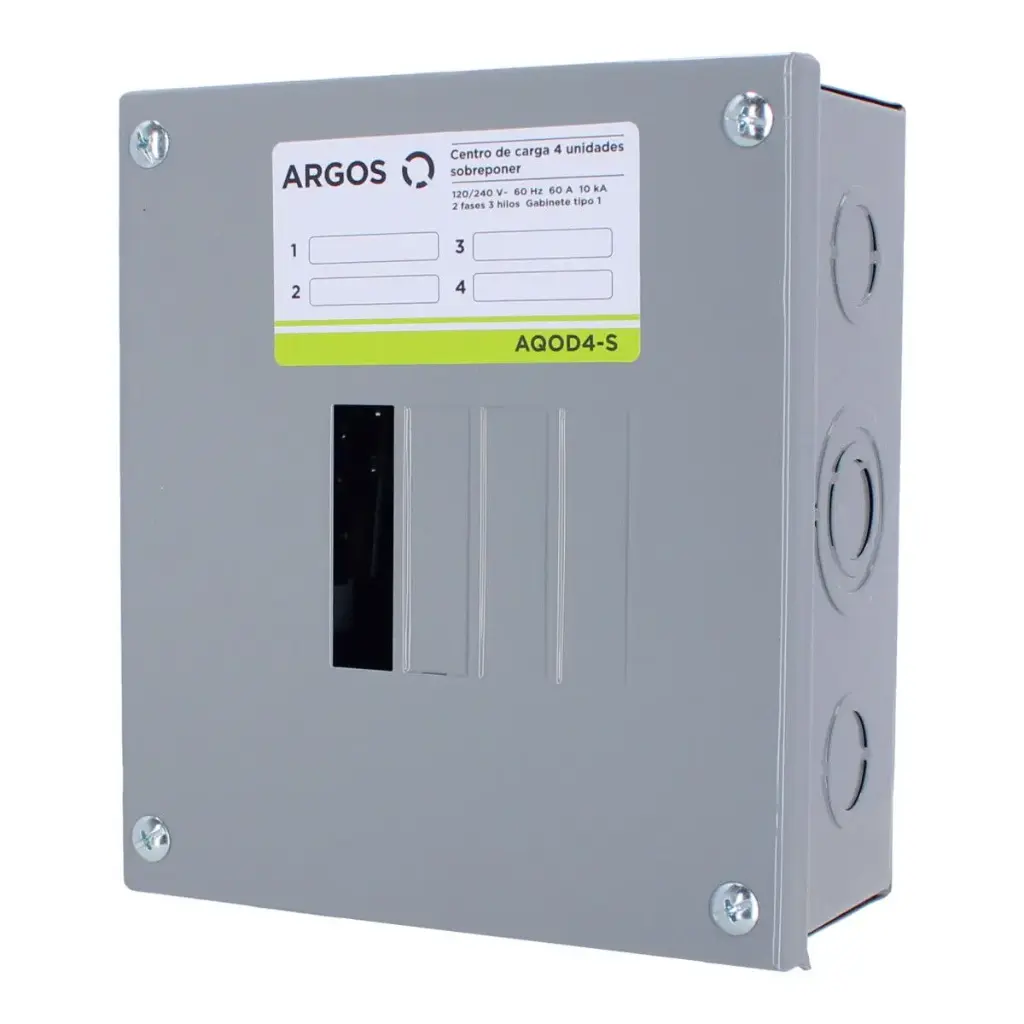 CENTRO DE CARGA 120/240V, NEMA 1, ARGOS