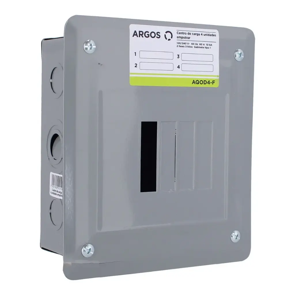CENTRO DE CARGA 120/240V, NEMA 1, ARGOS