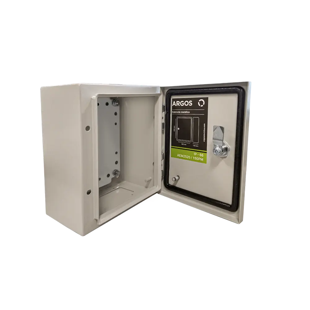 [AEM2520/150PM] GABINETE METÁLICO ARGOS (250X200X150)