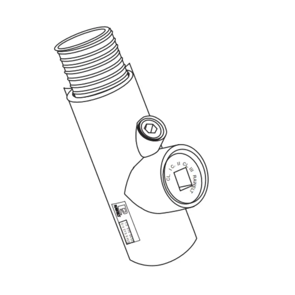 SELLO PARA ÁREAS PELIGROSAS LIBRE DE COBRE SERIE EYS RAWELT (CON NIPLE, 1/2")