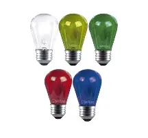 FOCO S14 11W E26 COLORES CLARO (INCANDESCENTES) SAGLITE (BLANCO)