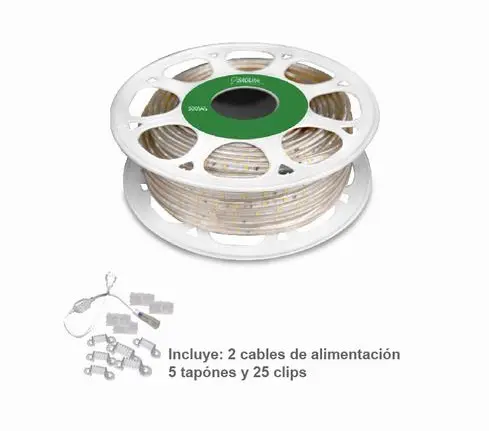 MANGUERA LED PLANA 150W 130V IP65 25M 60LEDS/M SAGLITE
