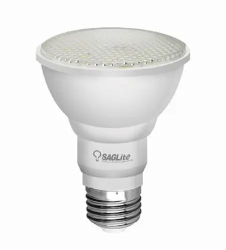[S00093] FOCO LED PAR E26 100-265V SAGLITE (PAR20, 9W, 3000K)