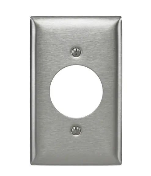 [SS720] TAPA ACERO INOXIDABLE 2X4" PARA TOMA 20/30A O APAGADOR SENCILLO, WDK