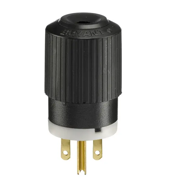 CLAVIJA RECTA INDUSTRIAL CARA DE CHINO 6-15P, 15A 250V, BRYANT