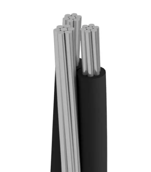 [E702] CABLE DE ALUMINIO PARA DISTRIBUCIÓN AÉREA AAC-AAC (PSD) 600V 75°C VIAKON (#6, 1+1)