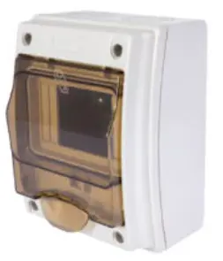 CENTRO DE CARGA PARA RIEL DIN MONOFÁSICO/BIFÁSICO, 120/240V, IP65, IUSA