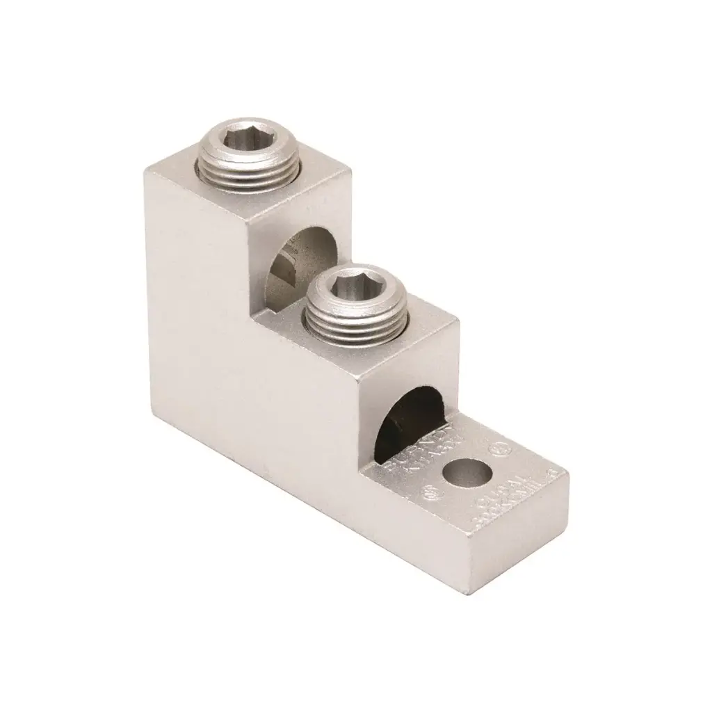 [K11A30U] ZAPATA MECÁNICA UNIVERSAL DE 2 ENTRADAS, 1 ORIFICIO, PARA CABLE DE 6 AWG A 300 KCMIL, USO BIMETÁLICO, BURNDY