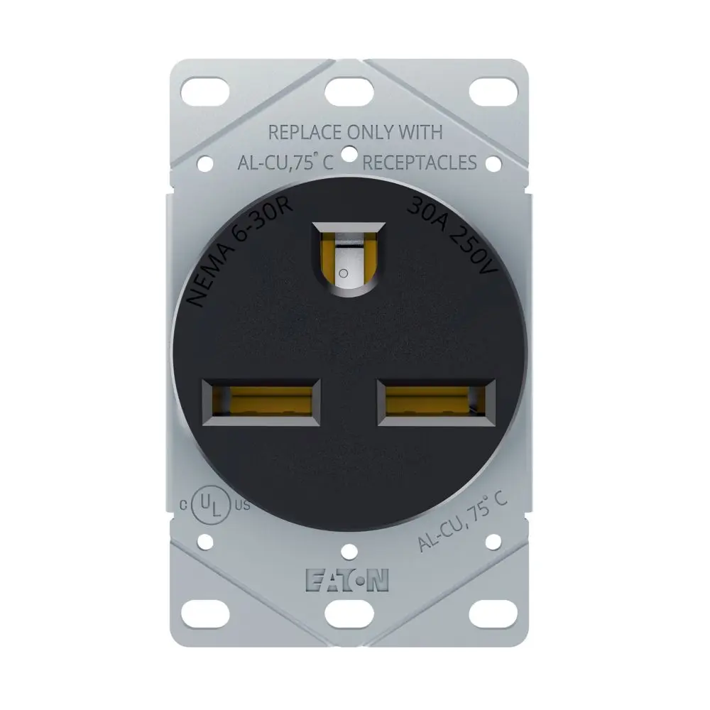 [1234-BOX] TOMA RECEPTÁCULO CARA DE CHINO 30A 250V, 6-30P, EATON